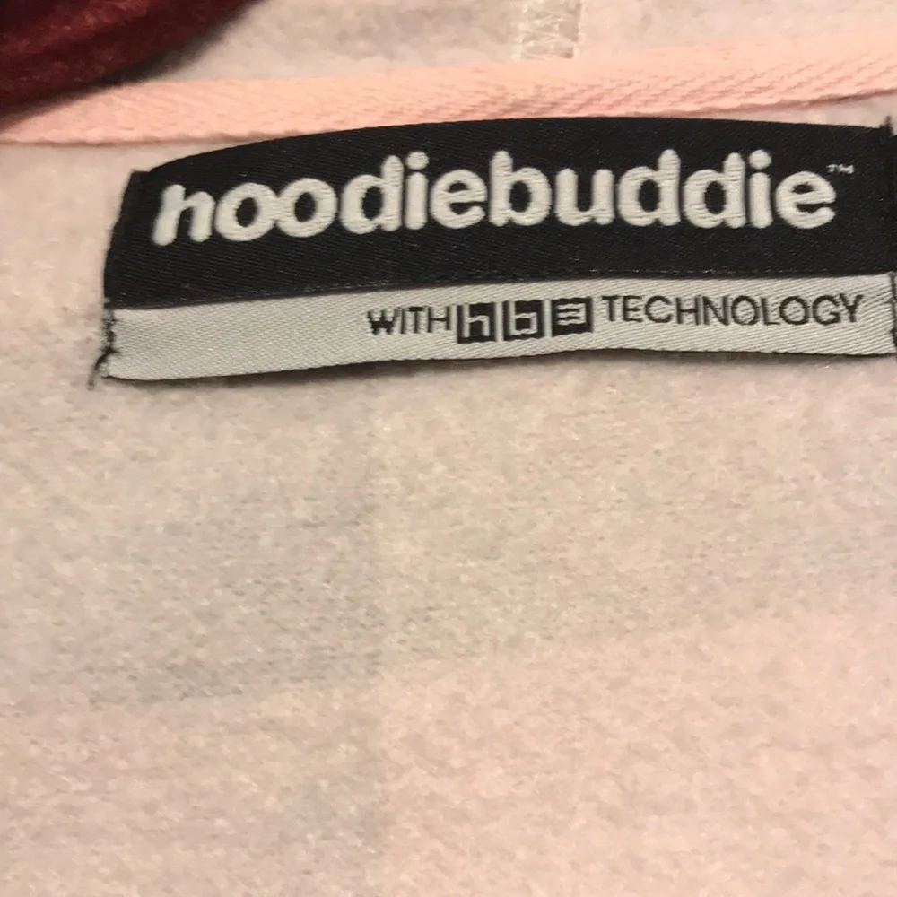 Woman’s Hooded Sweatshirt, attached electronic cord in front pocket - Picture 2 of 5